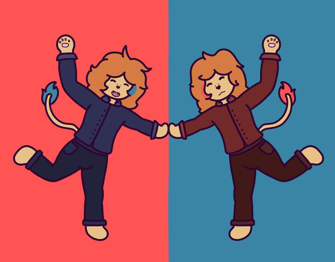 Charlie and Octavius | Lion trio